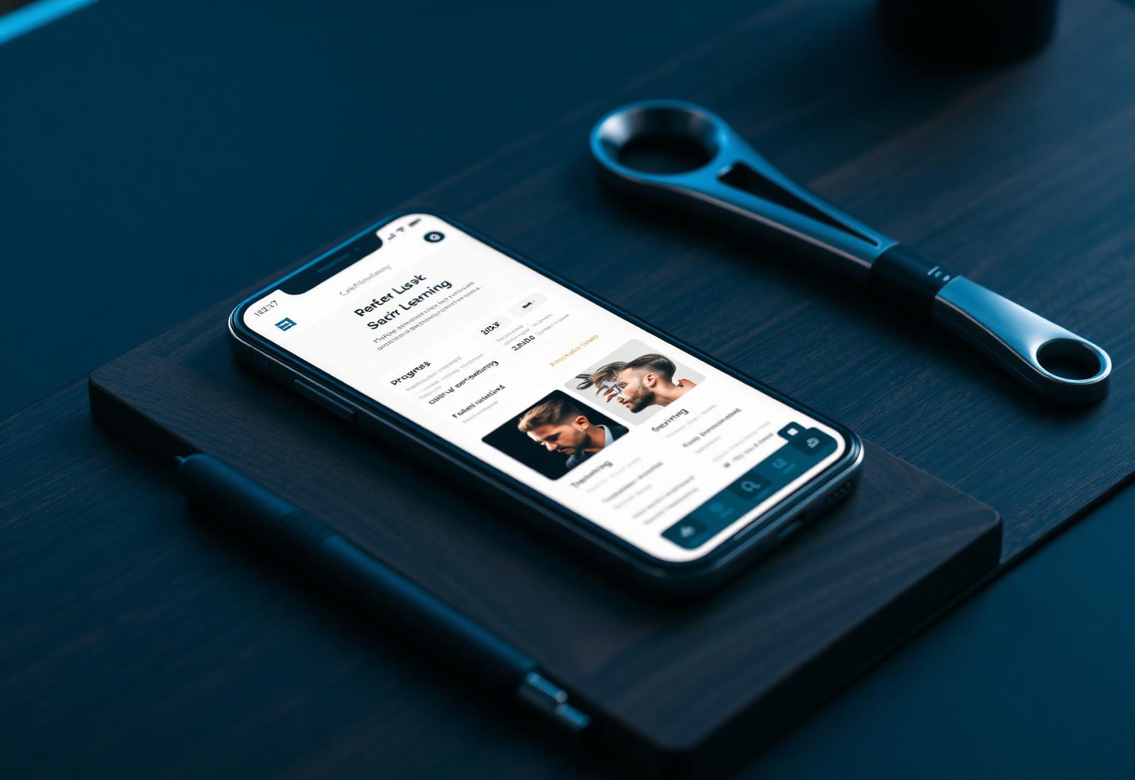Cut-Intel learning app concept